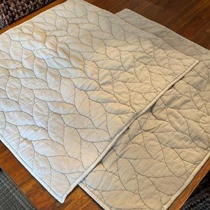 West Elm Euro Shams, Set of 2, Gray